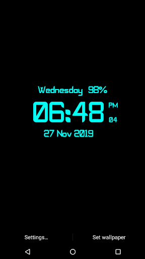Digi Clock Screenshot 3 - AppWisp.com