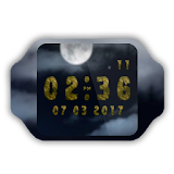 Wolf Clock Live Wallpaper icon