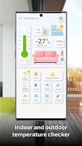Smart thermometer for room