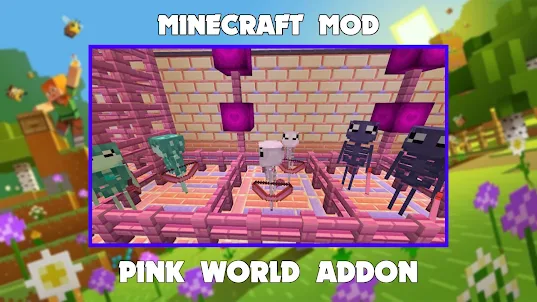 Pink World Mod for Minecraft