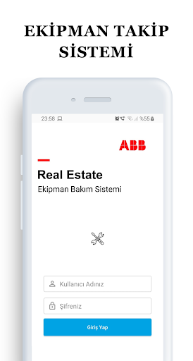 Android application ABB PG Ekipman Takip Sistemi screenshort