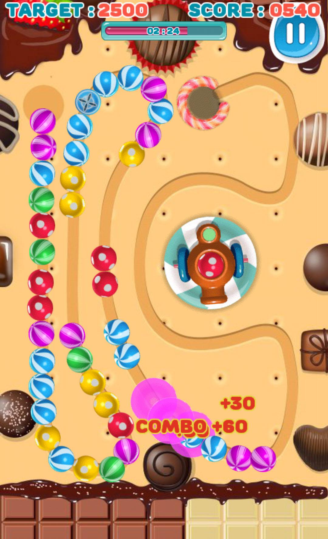 Android application Candy Shoot screenshort