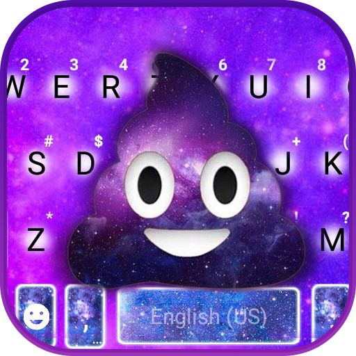 Galaxy Poop Keyboard Theme  Icon