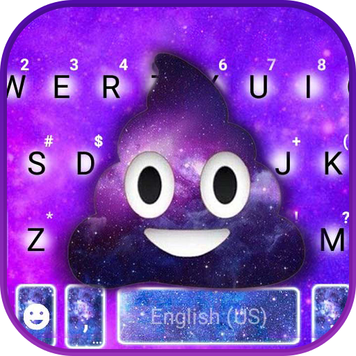 Galaxy Poop Keyboard Theme logo