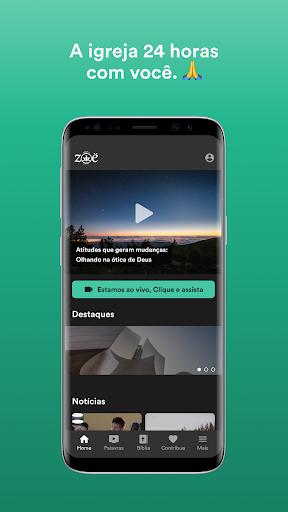 Android application Igreja Batista Zoe Natal screenshort