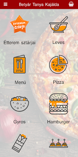 Android application Betyár Tanya Kajálda screenshort