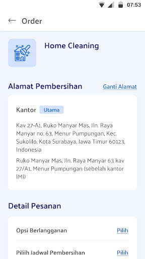 CSR Cleaning Screen 3
