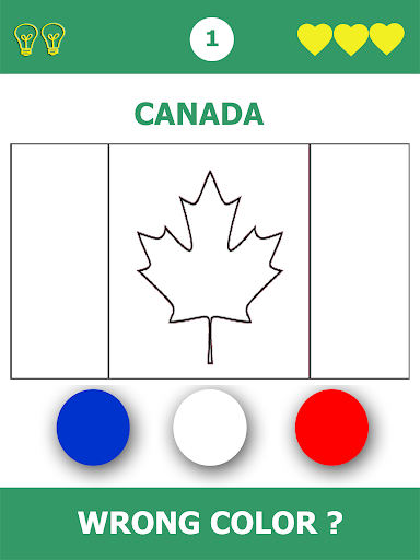 Flags Quiz Gallery : Quiz flags name and color  screenshots 3