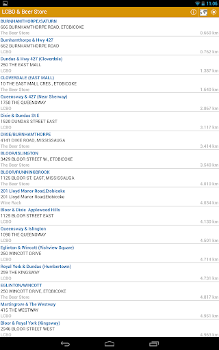 LCBO and Beer Store Finder