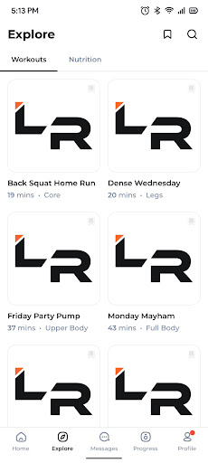 INPUT Fitness Health Club Screen 3