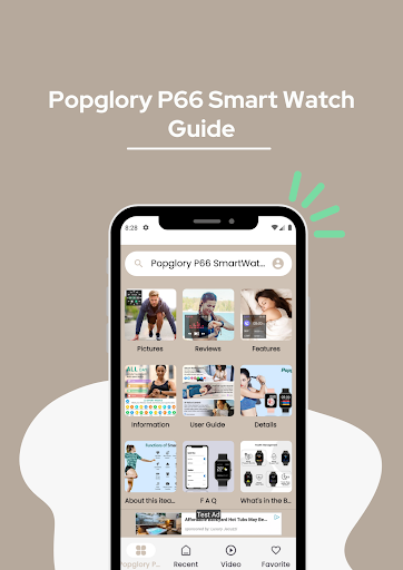 Android application Popglory P66 Smart Watch Guide screenshort