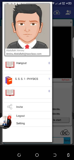 Android application TaoClass (Powered with SmartRE screenshort