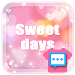Cover Image of डाउनलोड Sweet days Next SMS skin  APK