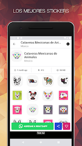 Screenshot 6 Stickers de México  para Whats android