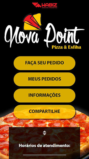 Android application Nova Point Pizzas e Esfihas screenshort