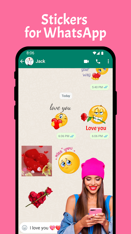 WASticker Love Sticker Gifs - 1.0.9 - (Android)
