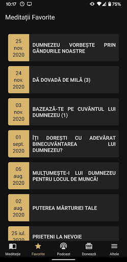 Meditatia Zilei Screen 2