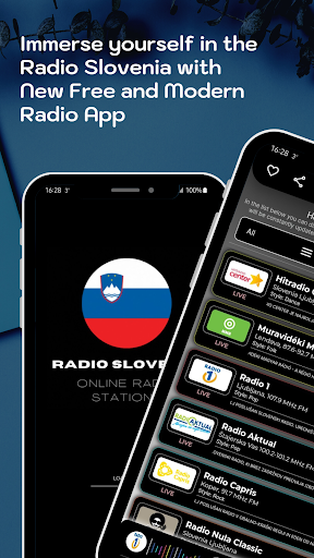 Android application Radio Slovenia Online FM Radio screenshort