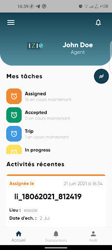 IZIMANAGER Screen 3