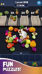 Food Match 3D: Tile Puzzle