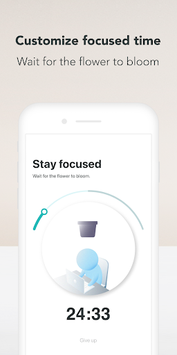 Unplug:Floral Pomodoro Screen 3