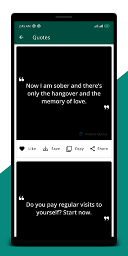 PositivityBoost: Get Motivated Screen 2