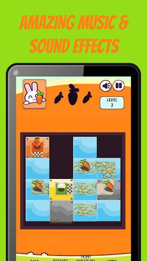 Sliding Block Tile Puzzle Game