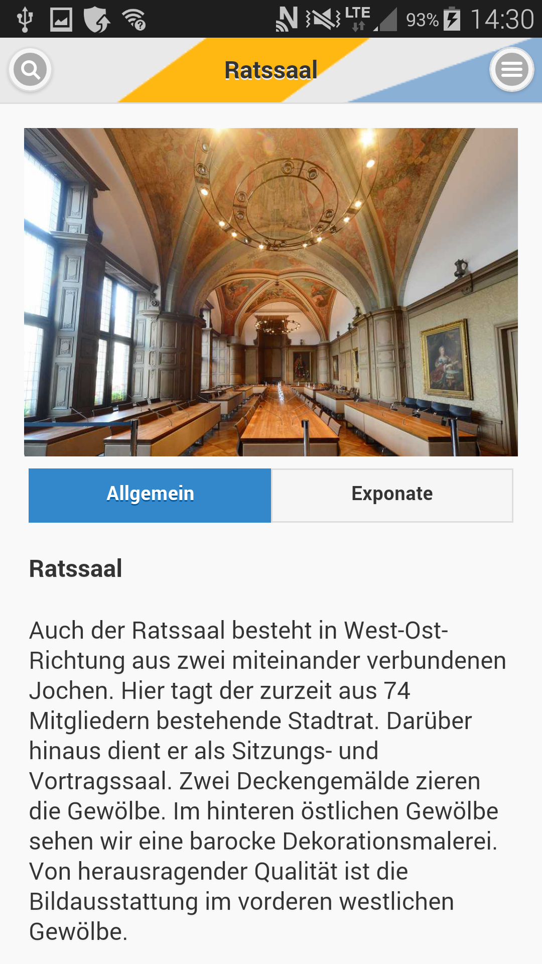 Android application Rathaus AC screenshort