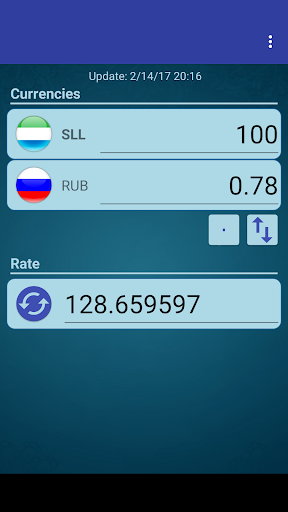 RUS Ruble x Sierra Leon. Leone Screen 2