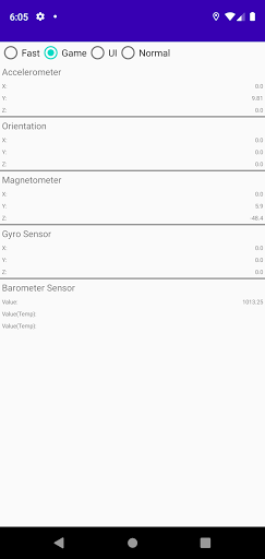 All Sensor Logger Screen 2