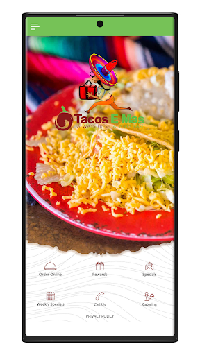 Android application Tacos E Mas screenshort