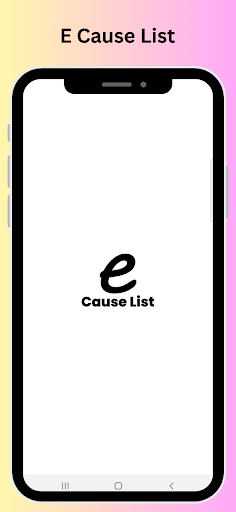 Android application eCause List screenshort