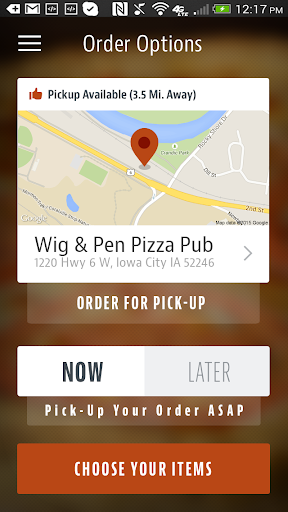 Wig & Pen Pizza Pub Screen 2