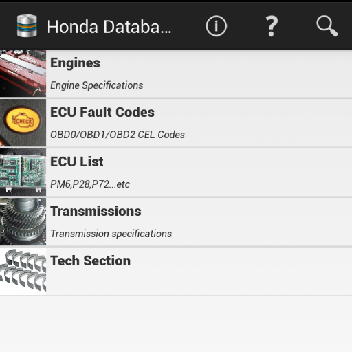 HONDAtabase - Apps on Google Play