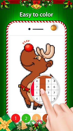 Screenshot of Christmas Color by Number
