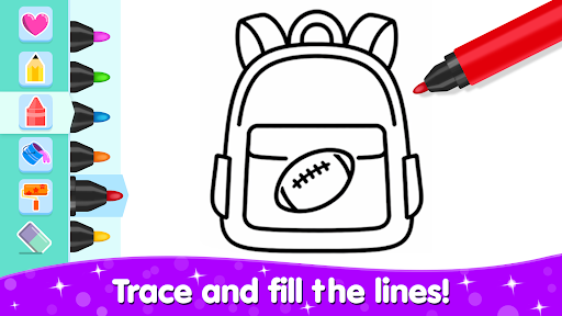 Toddler Coloring Book For Boys screenshot 1