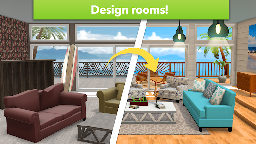 Home Design Makeover APK v4.4.3  MOD Unlimited Money Gallery 5