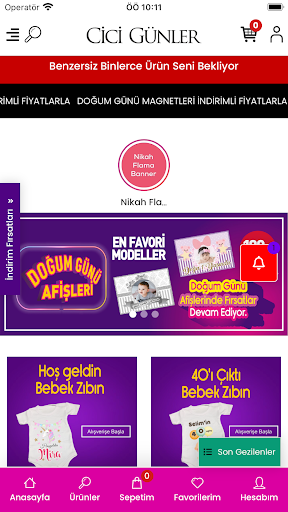 Android application CİCİ GÜNLER screenshort