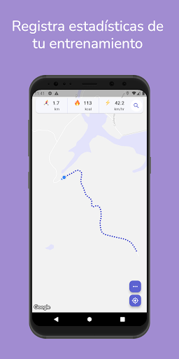 Android application EELA Jogging screenshort