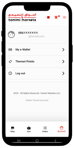 Tamimi Markets - Ecommerce BH Screen 2