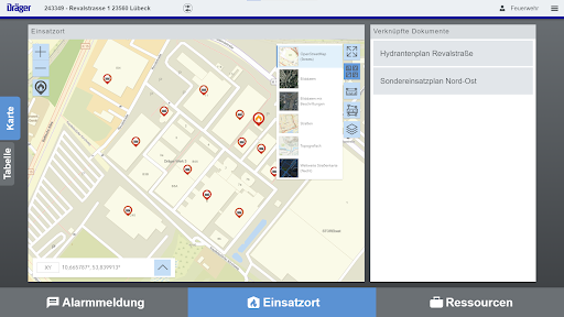 Dräger Smart Rescue System Screen 2