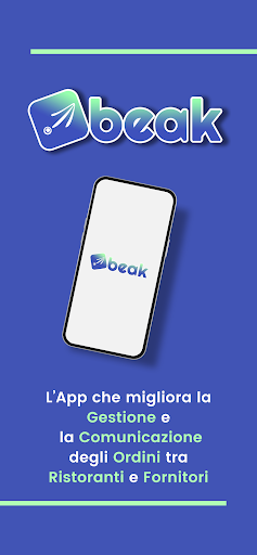 Android application Beak - Per chi fa Ristorazione screenshort