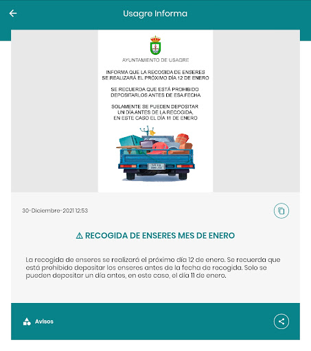 Usagre Informa Screen 3