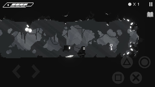 Narrow Dark Cave 2d pixel game Screen 3