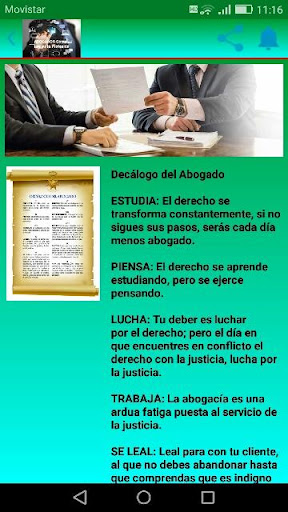 Aboga. iniciar la profesión Screen 2