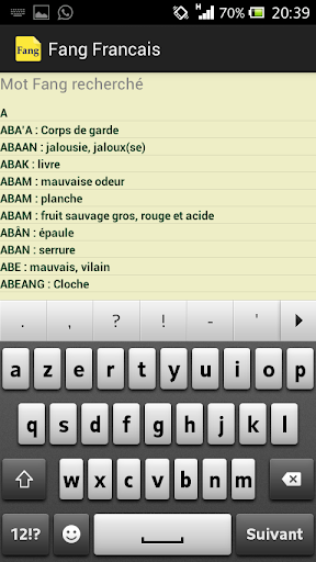 Fang Français Screen 3