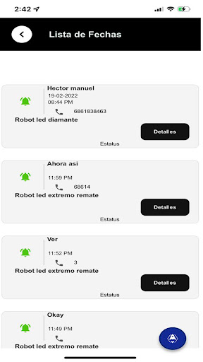 Android application app provedor screenshort