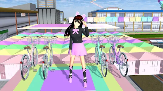 Sakura Girl Parkour Chase 3D