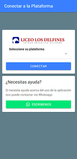 Android application Liceo Los Delfines screenshort