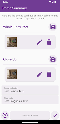 Android application SkIN DP screenshort